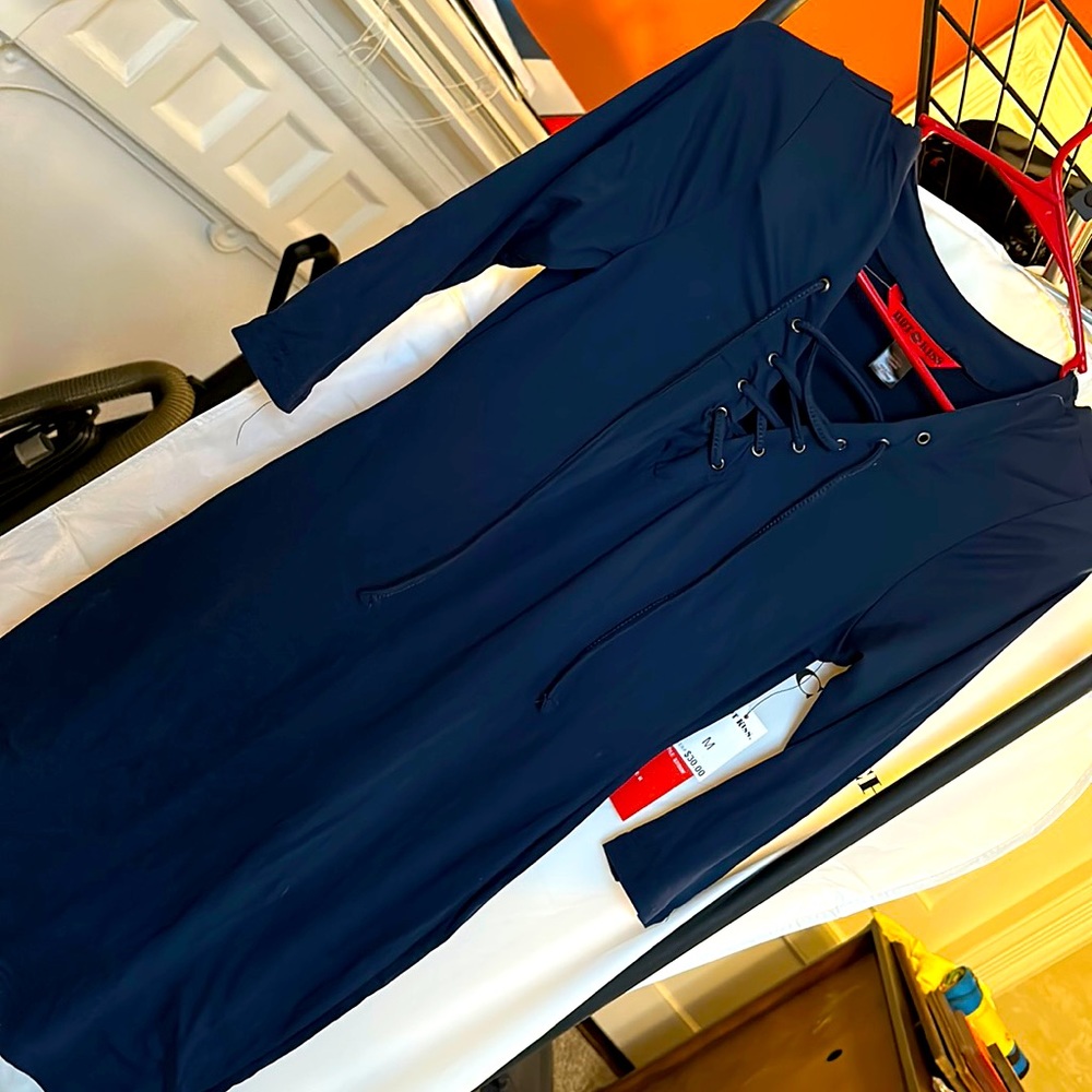 Dark blue dress